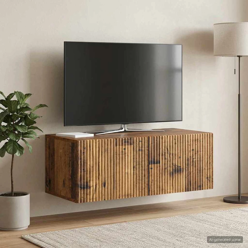 TV staliukas Sieninė TV spintelė 78,5 x 41 x 30 cm Sendintos medienos