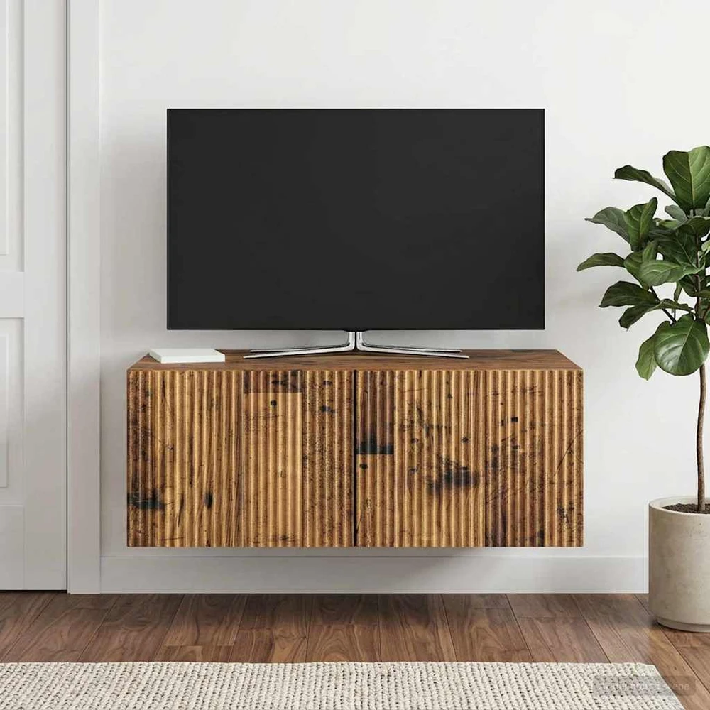TV staliukas Sieninė TV spintelė 78,5 x 41 x 30 cm Sendintos medienos