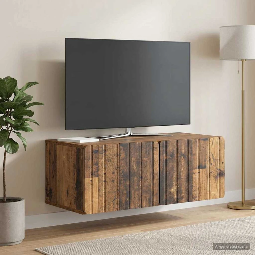 TV staliukas Sieninė TV spintelė 78,5 x 41 x 30 cm Sendintos medienos