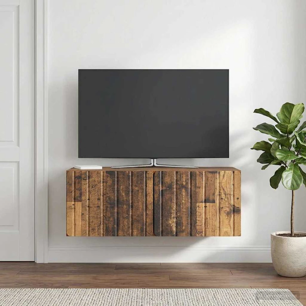 TV staliukas Sieninė TV spintelė 78,5 x 41 x 30 cm Sendintos medienos