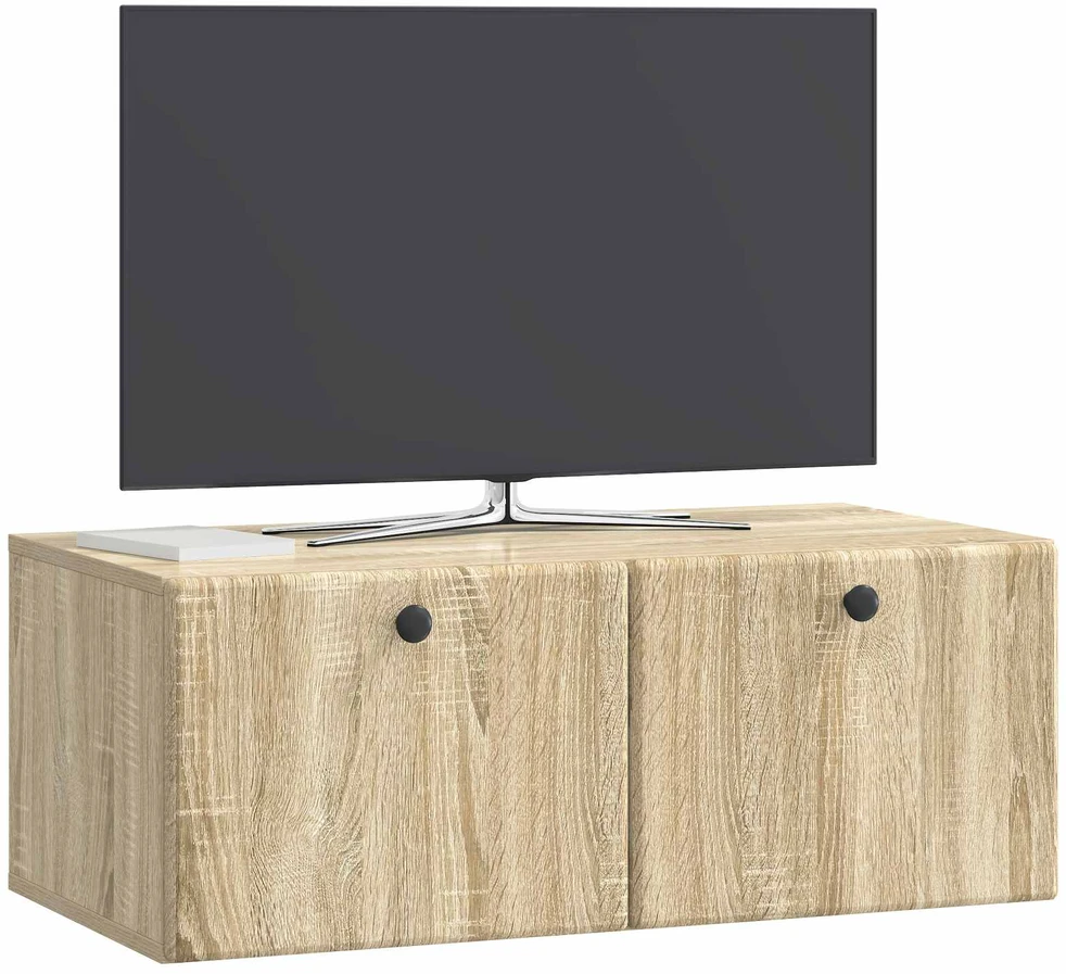 TV staliukas Sieninė TV spintelė 78,5 x 41 x 30 cm Sonoma ąžuolas