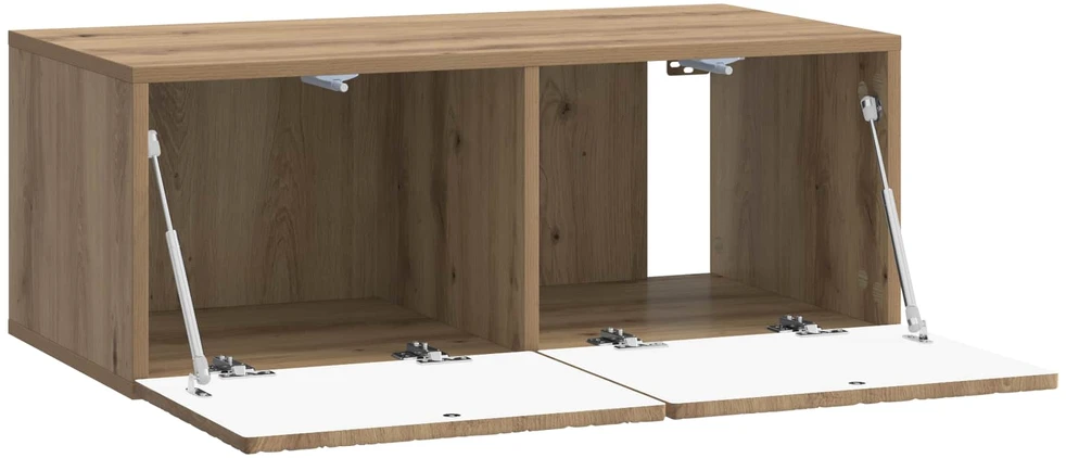 TV staliukas Sieninė TV spintelė 98 x 31 cm Artisano ąžuolo Apdirbta mediena