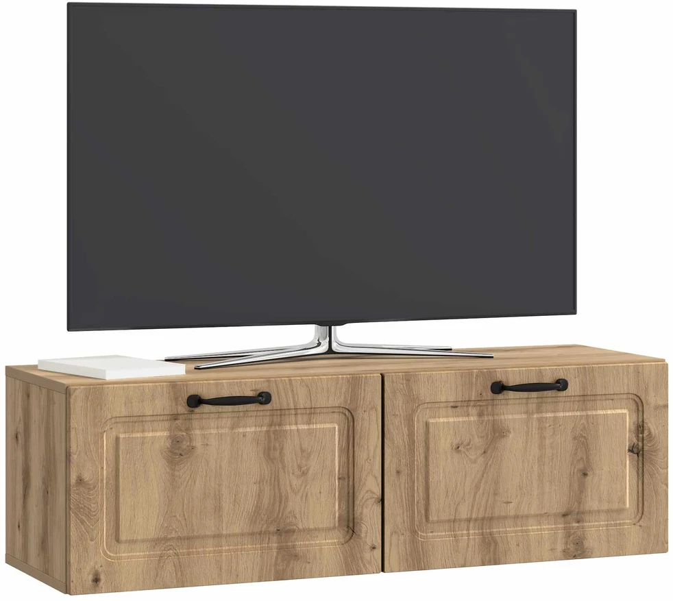 TV staliukas Sieninė TV spintelė 98 x 31 x 30 cm Artisano ąžuolo
