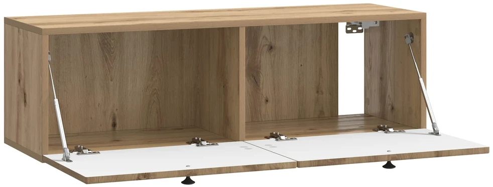 TV staliukas Sieninė TV spintelė 98 x 31 x 30 cm Artisano ąžuolo