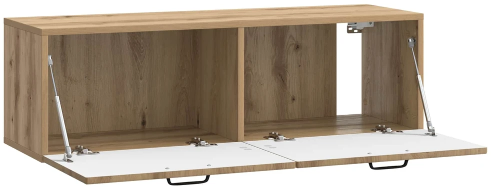 TV staliukas Sieninė TV spintelė 98 x 31 x 30 cm Artisano ąžuolo