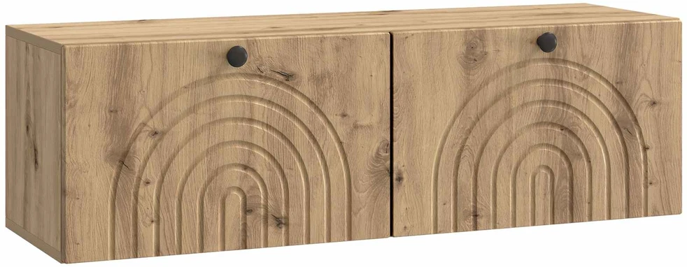 TV staliukas Sieninė TV spintelė 98 x 31 x 30 cm Artisano ąžuolo