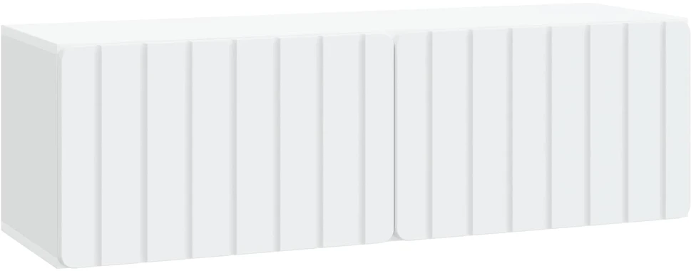TV staliukas Sieninė TV spintelė 98 x 31 x 30 cm Balta Apdirbta mediena