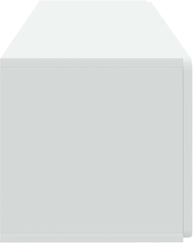 TV staliukas Sieninė TV spintelė 98 x 31 x 30 cm Balta Apdirbta mediena