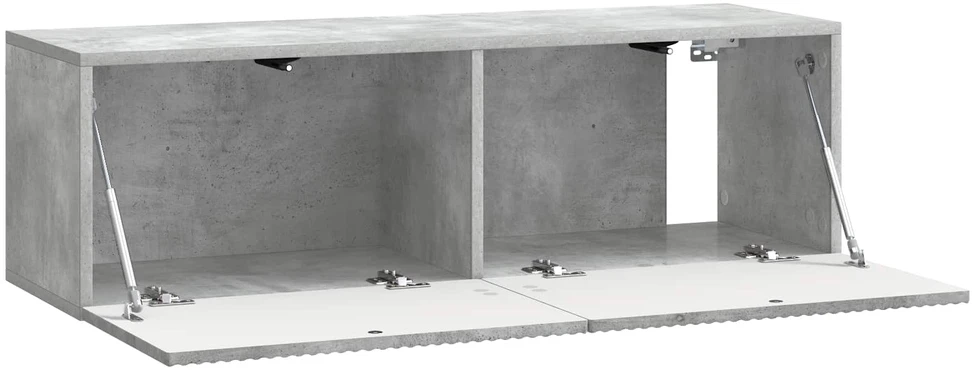 TV staliukas Sieninė TV spintelė 98 x 31 x 30 cm Betono pilka