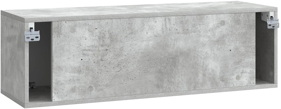 TV staliukas Sieninė TV spintelė 98 x 31 x 30 cm Betono pilka