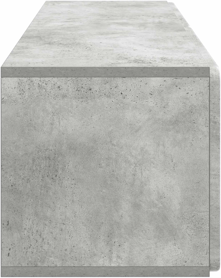 TV staliukas Sieninė TV spintelė 98 x 31 x 30 cm Betono pilka