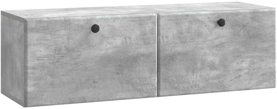 TV staliukas Sieninė TV spintelė 98 x 31 x 30 cm Betono pilka