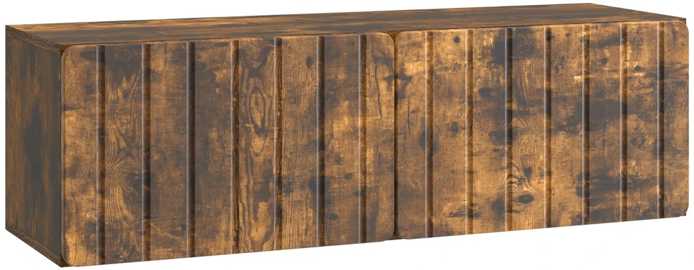 TV staliukas Sieninė TV spintelė 98 x 31 x 30 cm Dūminio ąžuolo