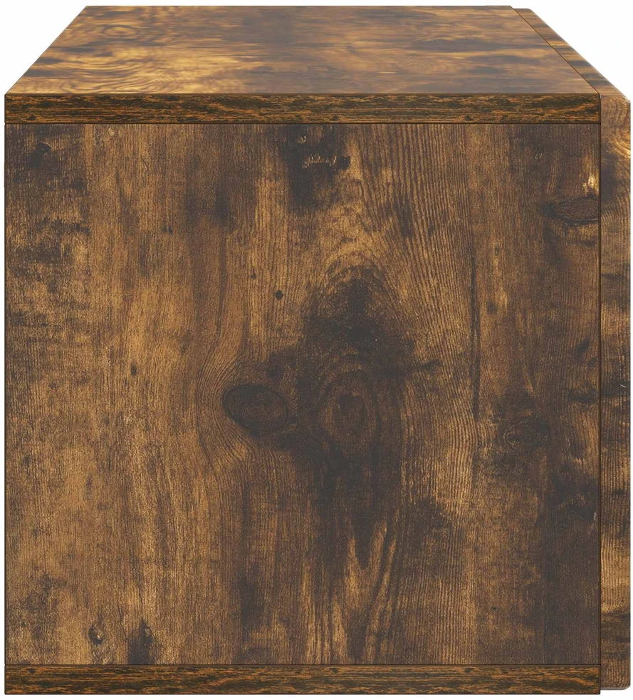TV staliukas Sieninė TV spintelė 98 x 31 x 30 cm Dūminio ąžuolo