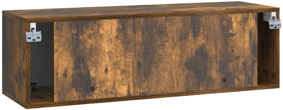 TV staliukas Sieninė TV spintelė 98 x 31 x 30 cm Dūminio ąžuolo