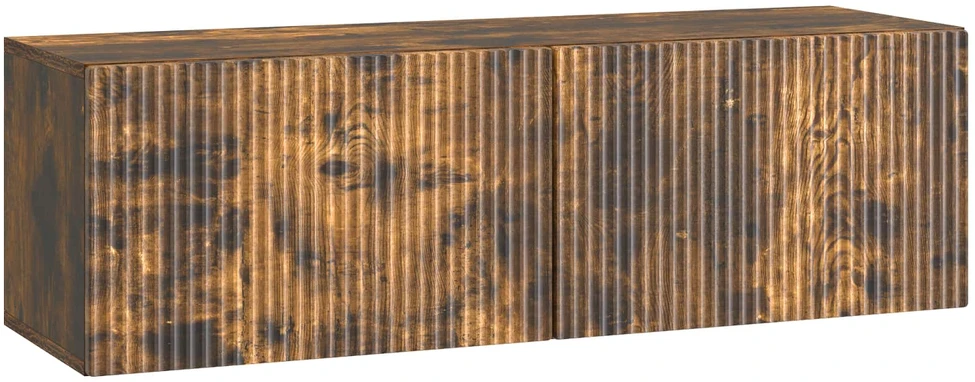 TV staliukas Sieninė TV spintelė 98 x 31 x 30 cm Dūminio ąžuolo