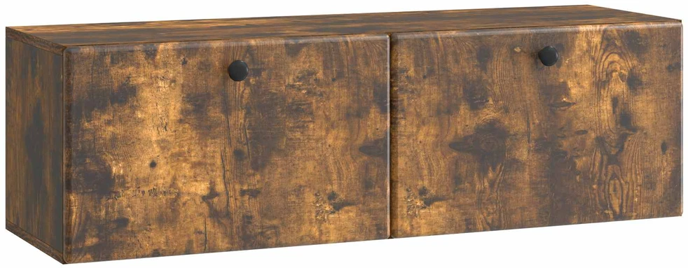 TV staliukas Sieninė TV spintelė 98 x 31 x 30 cm Dūminio ąžuolo