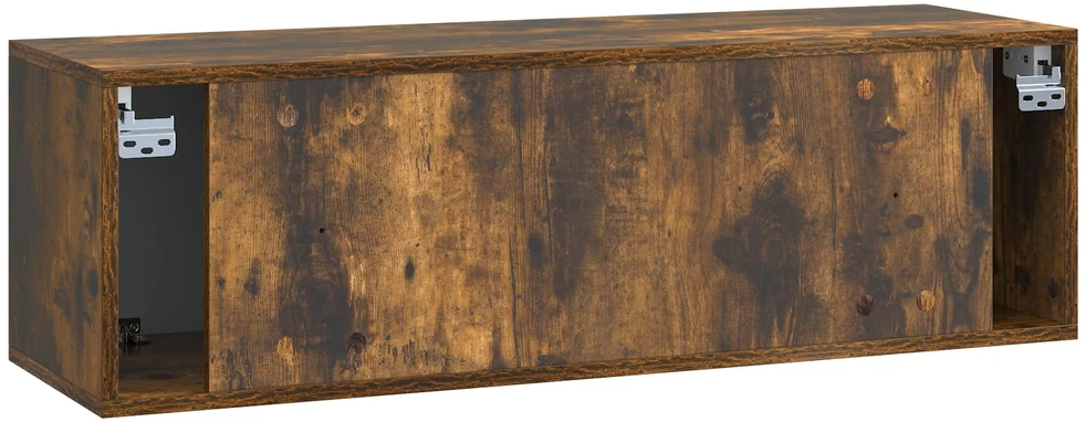 TV staliukas Sieninė TV spintelė 98 x 31 x 30 cm Dūminio ąžuolo