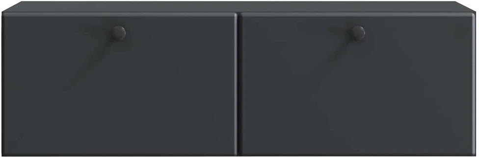TV staliukas Sieninė TV spintelė 98 x 31 x 30 cm Juoda Apdirbta mediena
