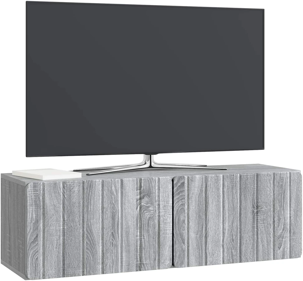 TV staliukas Sieninė TV spintelė 98 x 31 x 30 cm Pilka Sonoma