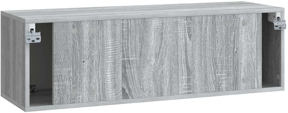 TV staliukas Sieninė TV spintelė 98 x 31 x 30 cm Pilka sonoma ąžuolo
