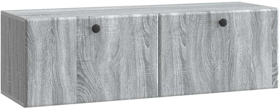 TV staliukas Sieninė TV spintelė 98 x 31 x 30 cm Pilka Sonoma