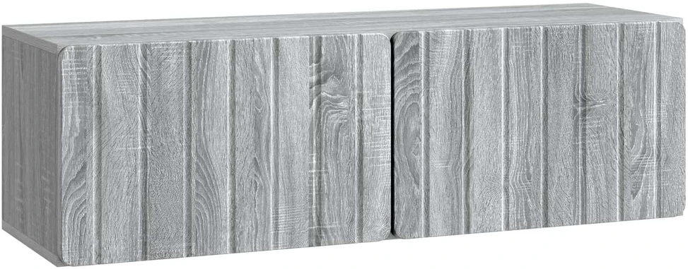 TV staliukas Sieninė TV spintelė 98 x 31 x 30 cm Pilka Sonoma