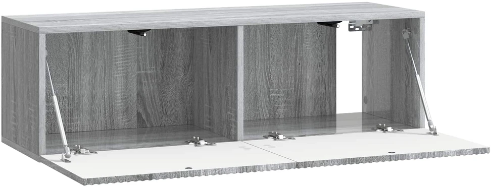 TV staliukas Sieninė TV spintelė 98 x 31 x 30 cm Pilka sonoma ąžuolo