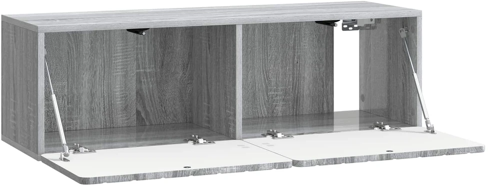 TV staliukas Sieninė TV spintelė 98 x 31 x 30 cm Pilka Sonoma