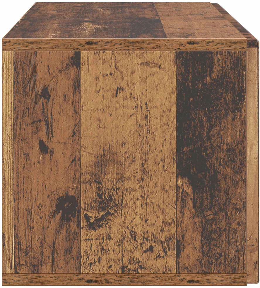 TV staliukas Sieninė TV spintelė 98 x 31 x 30 cm Sendintos medienos