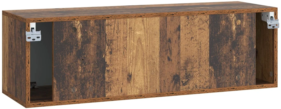 TV staliukas Sieninė TV spintelė 98 x 31 x 30 cm Sendintos medienos