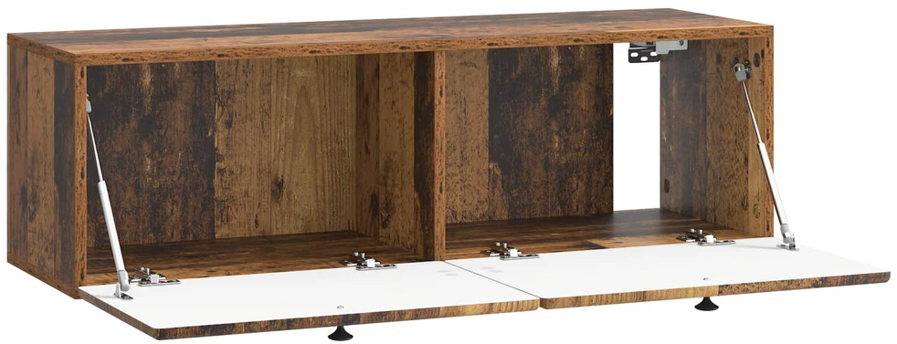 TV staliukas Sieninė TV spintelė 98 x 31 x 30 cm Sendintos medienos
