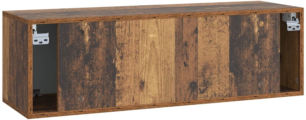 TV staliukas Sieninė TV spintelė 98 x 31 x 30 cm Sendintos medienos