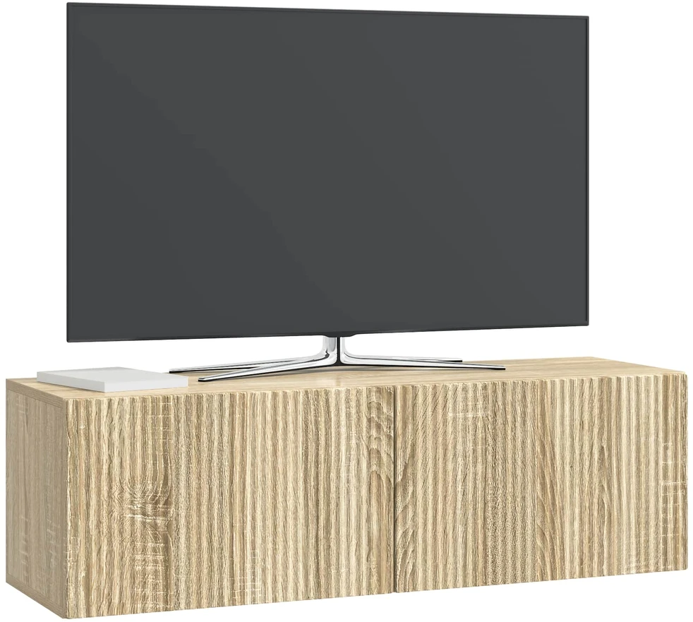 TV staliukas Sieninė TV spintelė 98 x 31 x 30 cm Sonoma ąžuolas