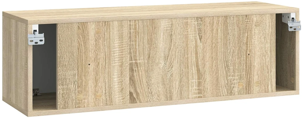 TV staliukas Sieninė TV spintelė 98 x 31 x 30 cm Sonoma ąžuolas
