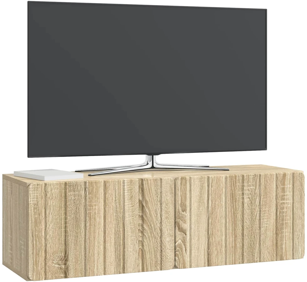 TV staliukas Sieninė TV spintelė 98 x 31 x 30 cm Sonoma ąžuolas