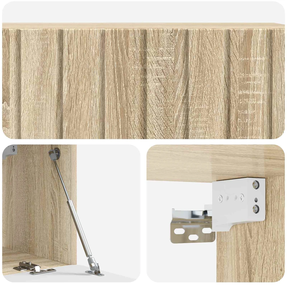 TV staliukas Sieninė TV spintelė 98 x 31 x 30 cm Sonoma ąžuolas