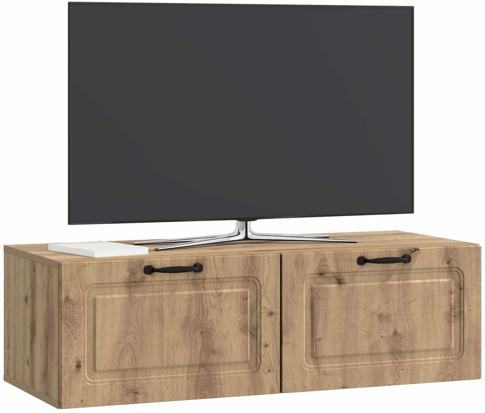 TV staliukas Sieninė TV spintelė 98 x 41 x 30 cm Artisano ąžuolo