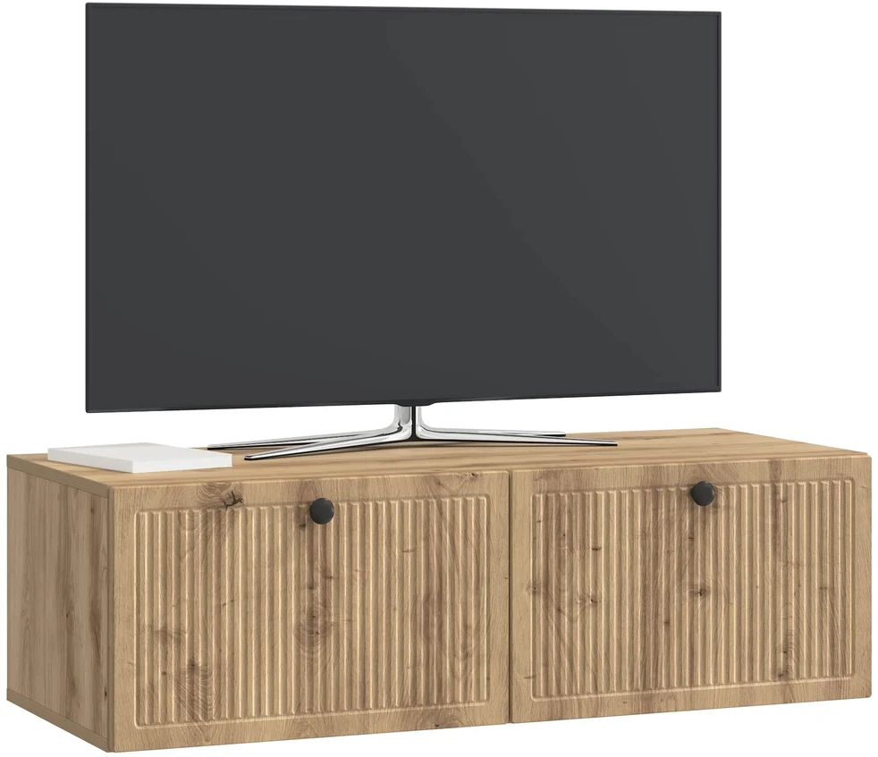 TV staliukas Sieninė TV spintelė 98 x 41 x 30 cm Artisano ąžuolo