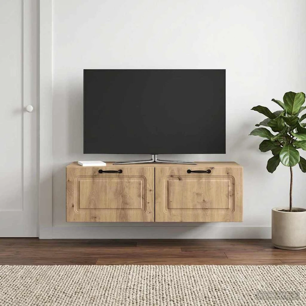 TV staliukas Sieninė TV spintelė 98 x 41 x 30 cm Artisano ąžuolo