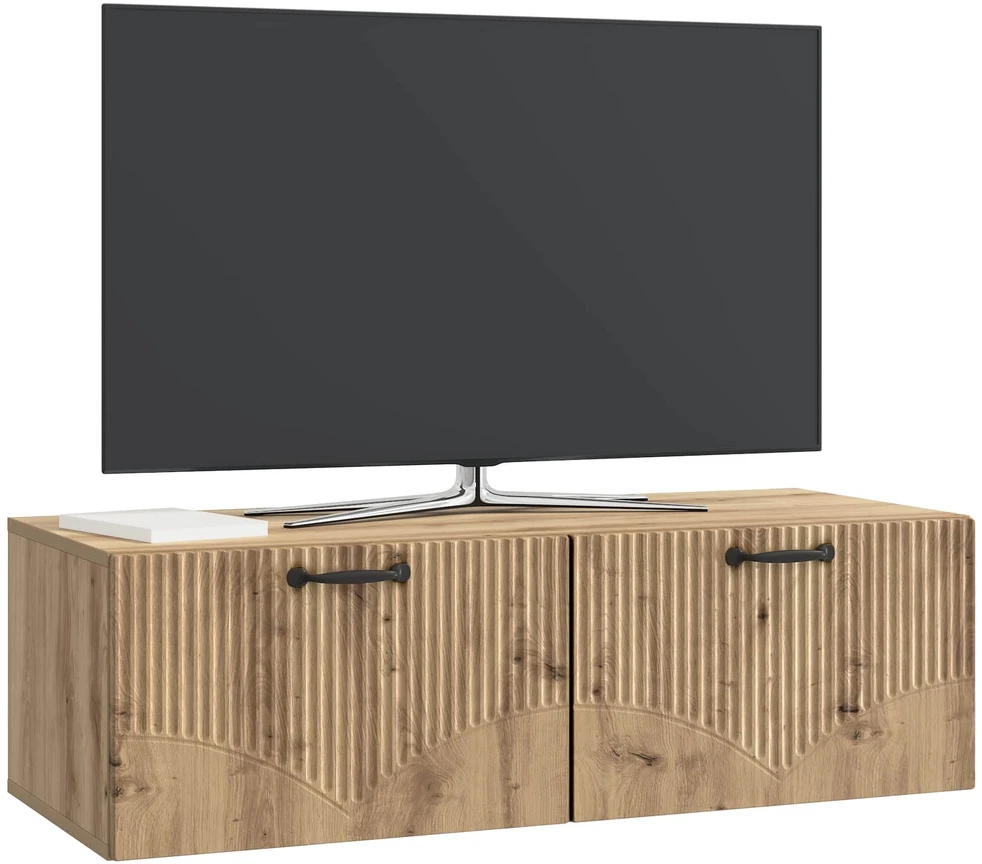 TV staliukas Sieninė TV spintelė 98 x 41 x 30 cm Artisano ąžuolo