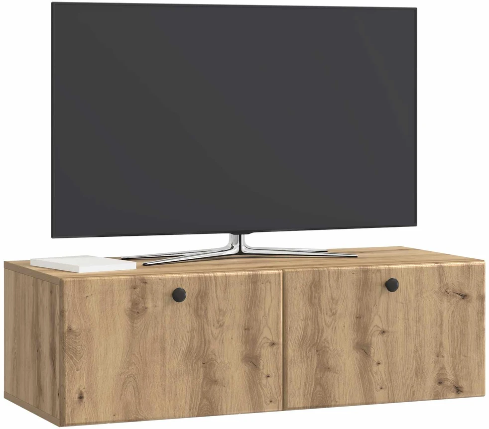 TV staliukas Sieninė TV spintelė 98 x 41 x 30 cm Artisano ąžuolo