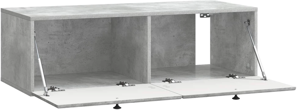 TV staliukas Sieninė TV spintelė 98 x 41 x 30 cm Betono pilka
