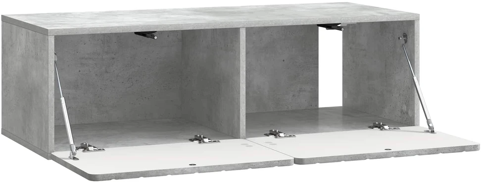 TV staliukas Sieninė TV spintelė 98 x 41 x 30 cm Betono pilka