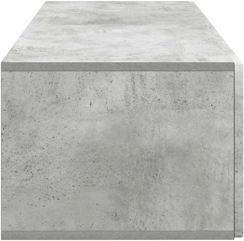TV staliukas Sieninė TV spintelė 98 x 41 x 30 cm Betono pilka