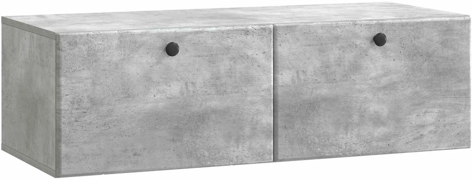 TV staliukas Sieninė TV spintelė 98 x 41 x 30 cm Betono pilka