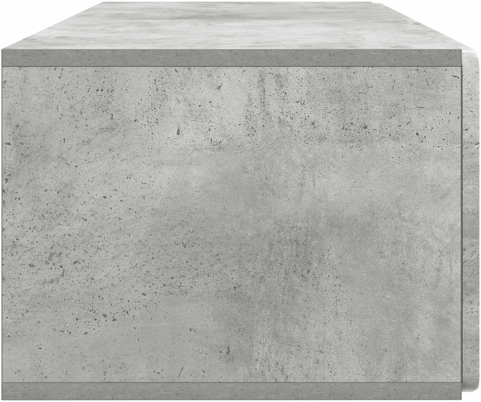 TV staliukas Sieninė TV spintelė 98 x 41 x 30 cm Betono pilka