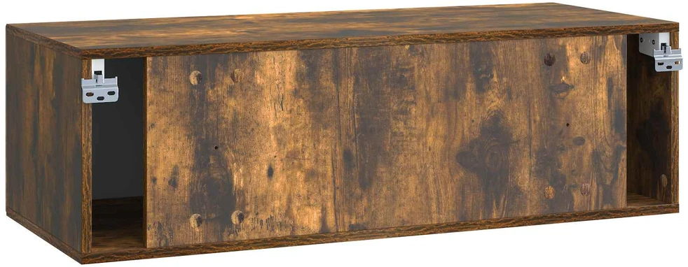 TV staliukas Sieninė TV spintelė 98 x 41 x 30 cm Dūminio ąžuolo
