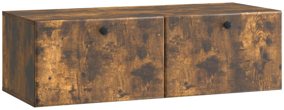 TV staliukas Sieninė TV spintelė 98 x 41 x 30 cm Dūminio ąžuolo