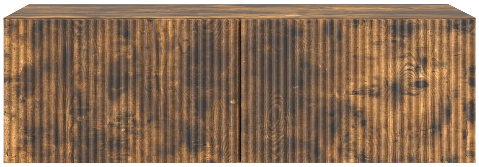 TV staliukas Sieninė TV spintelė 98 x 41 x 30 cm Dūminio ąžuolo